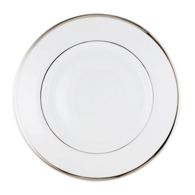 Pickard Signature White Platinum Dinner Plate