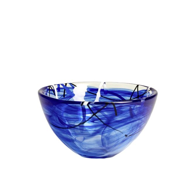 Kosta Boda Contrast Blue Bowl Small 7050512 Borsheims