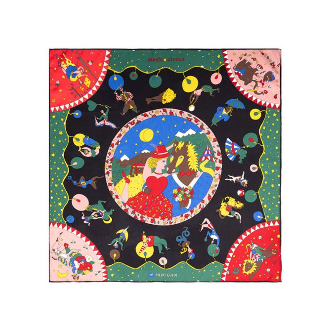 Piero Guidi Magic Circus Charlotte Bandana, Black