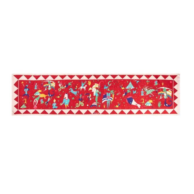 Piero Guidi Noemi Silk Scarf, Red