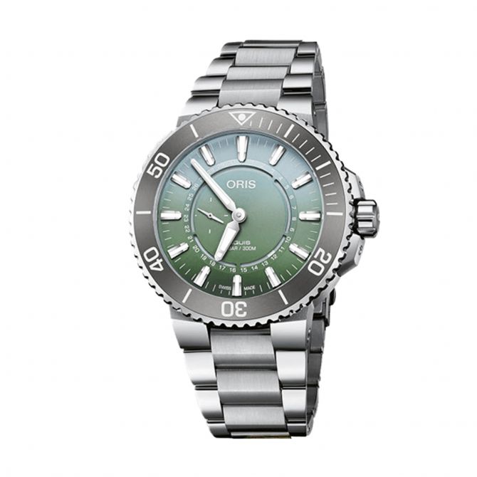 Oris Dat Watt Limited Edition II 43.5mm Watch Green Dial