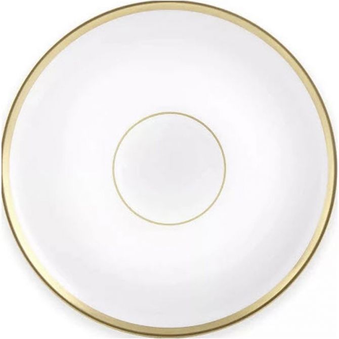 Pickard Signature Ivory Gold Coupe Saucer