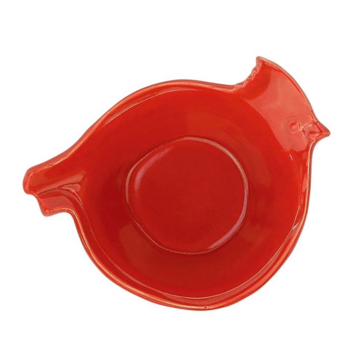 Vietri Lastra Red Bird Bowl, Small