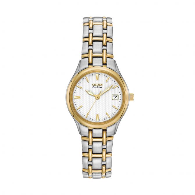 Citizen Eco-Drive Corso 25mm Women's Watch, White Dial