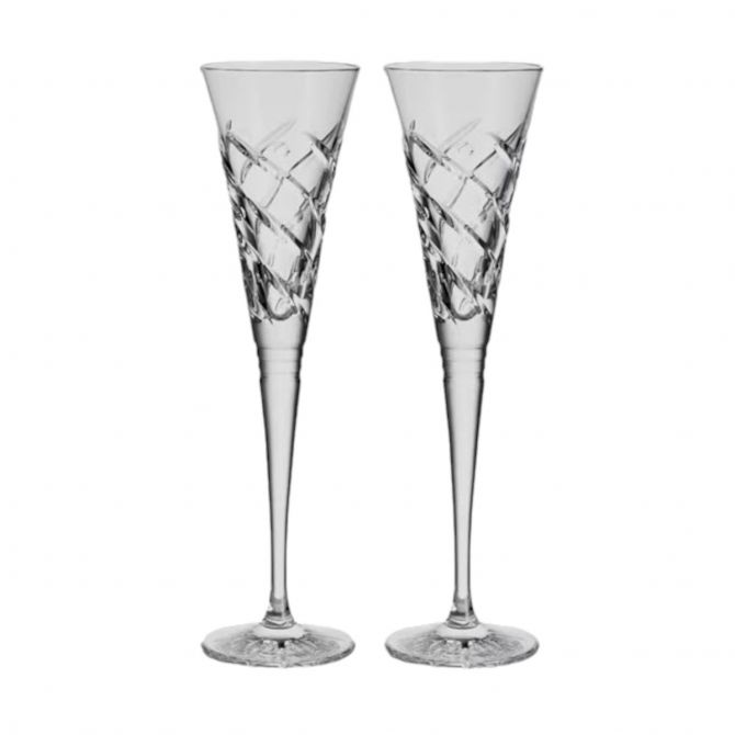 Waterford Crystal Winter Wonders Champagne Flutes, Set of 6