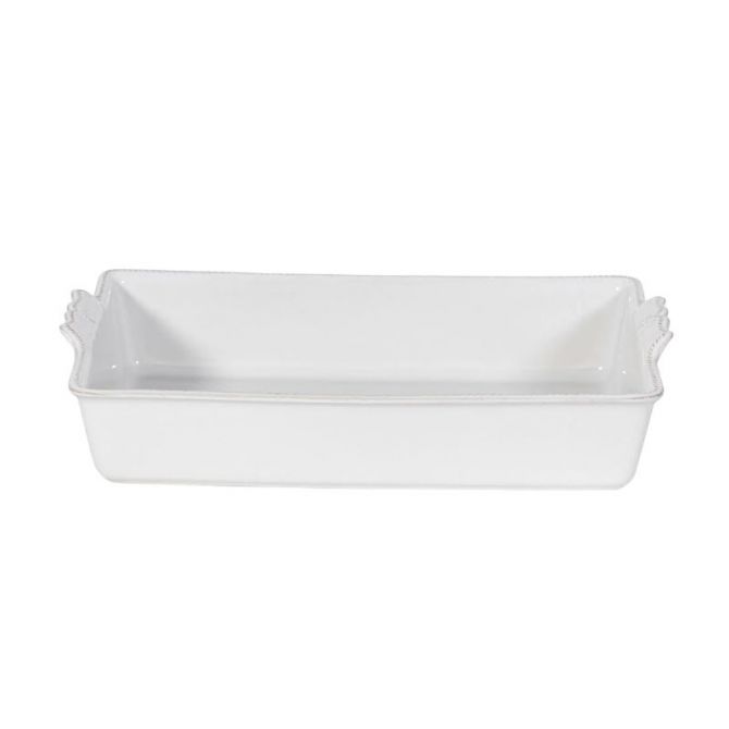 Juliska Berry and Thread 13" Rectangular Baker, Whitewash