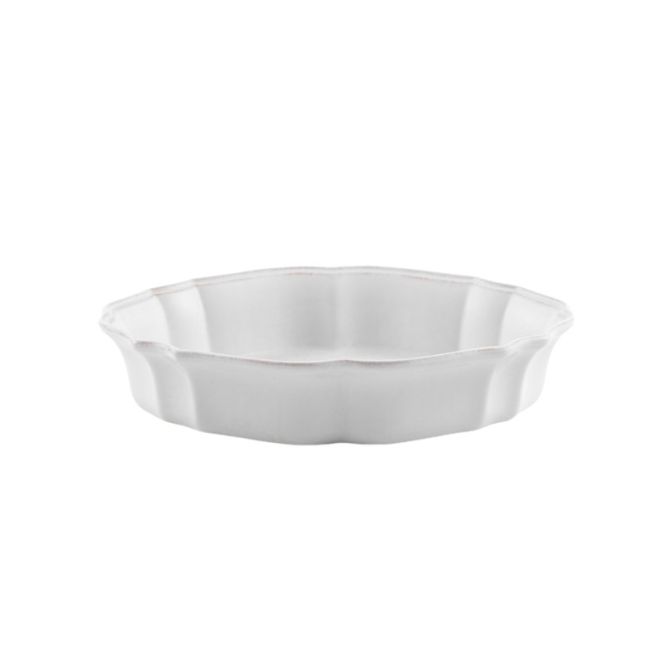 Casafina Impressions Oval White Baker, 14"