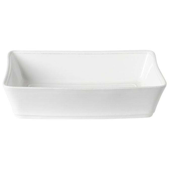 Costa Nova Friso Large Rectangular Baker, White