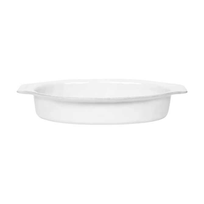 Juliska Puro Whitewash Oval Baker, 16"