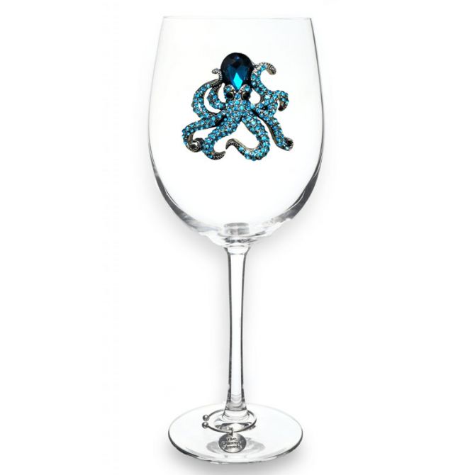 The Queens' Jewels Octopus Stemmed Wine Glass