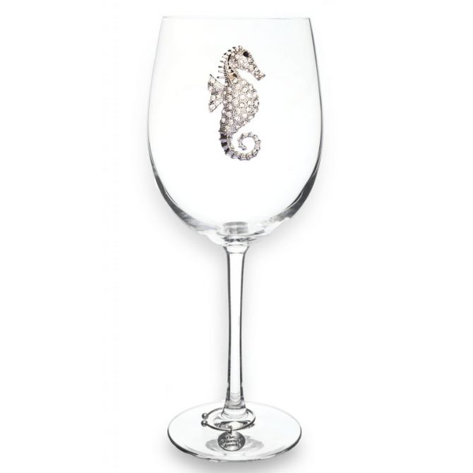 The Queens' Jewels Seahorse Stemmed Wine Glass