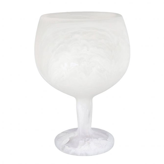 Nashi Goblet, White Swirl