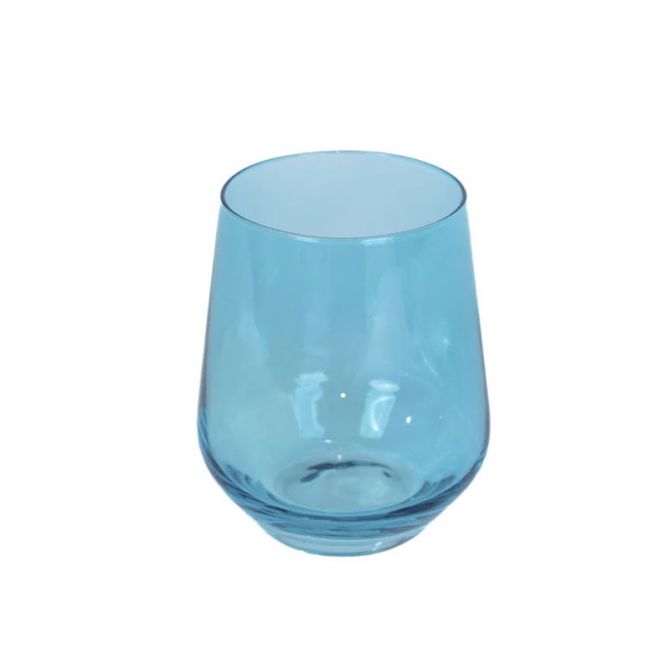 Estelle Colored Champagne Coupe Stemware - Set of 6 {Ocean Blue} – Estelle  Colored Glass