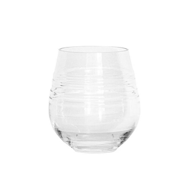 Juliska Bilbao Wine Glass, Stemless