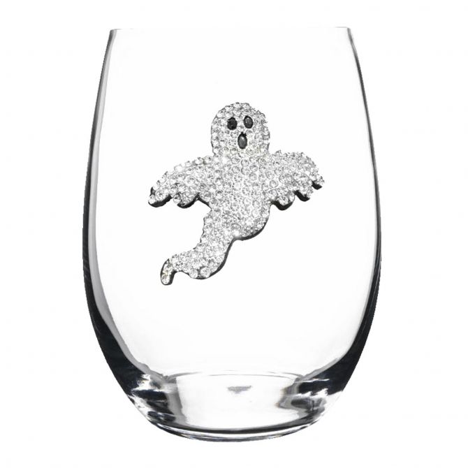 The Queens' Jewels Ghost Stemless Wine Glass