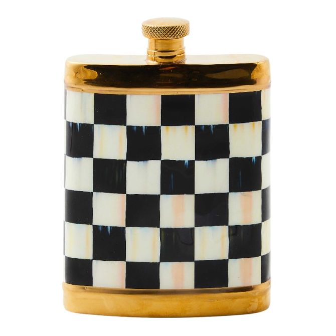 MacKenzie-Childs Courtly Check 3260 Flask