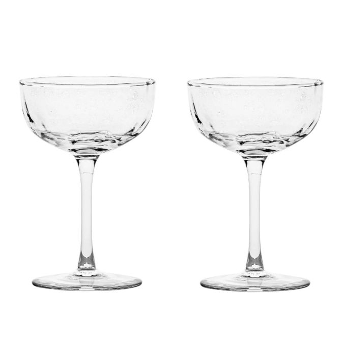 Juliska Puro Cocktail Coupe Glasses, Set of 2