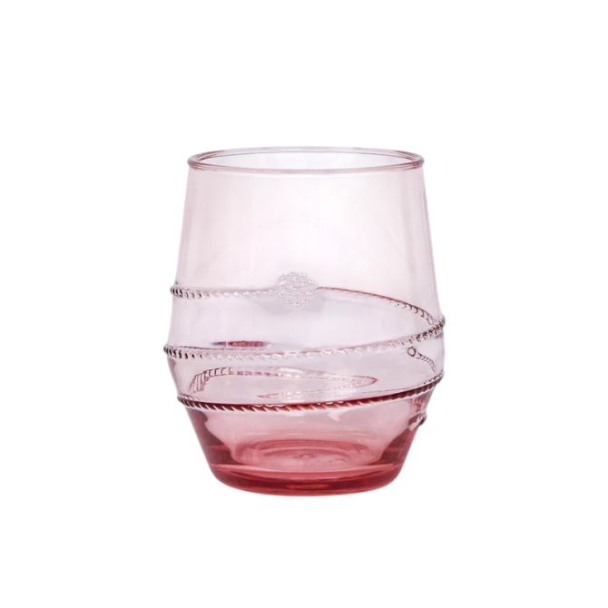 Juliska Amalia Acrylic Small Tumbler, Coral