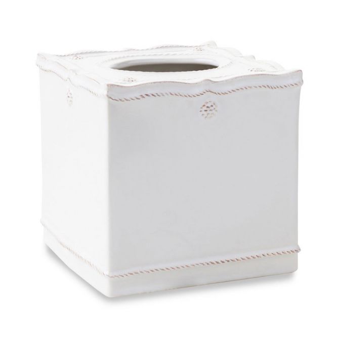 Juliska Berry and Thread Whitewash Tissue Box Cover