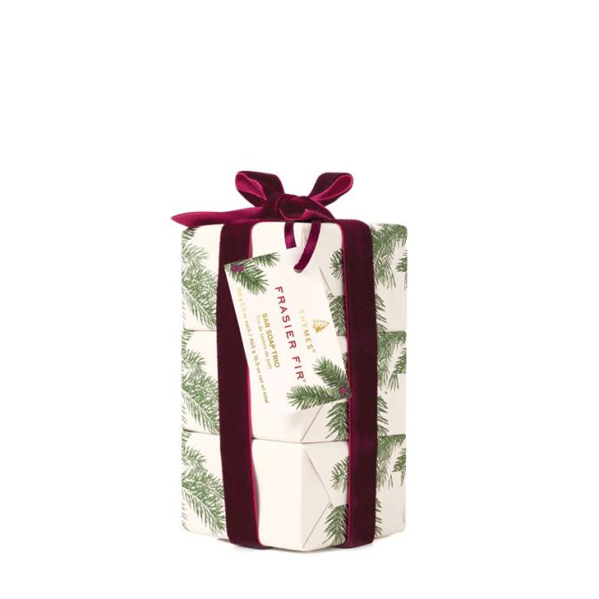 Thymes Frasier Fir Novelty Bar Soap Trio