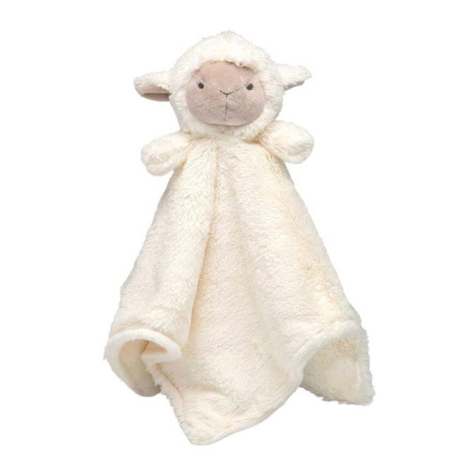 Elegant Baby Lambie Baby Security Blanket, Cream