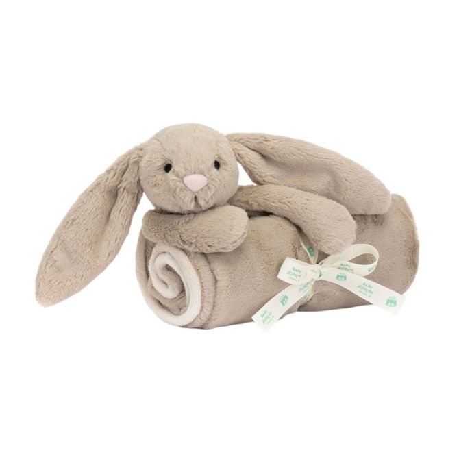 Jellycat Bashful Bunny Blankie, Beige