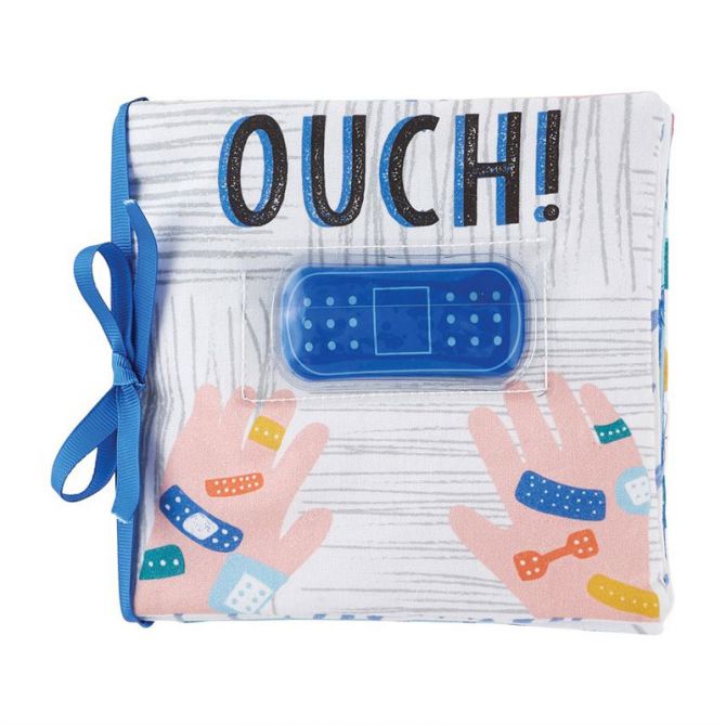 Mud Pie Ouch Pouch Book, Blue