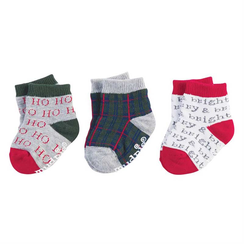 Mud Pie Merry & Bright Sock Set | 11040030 | Borsheims