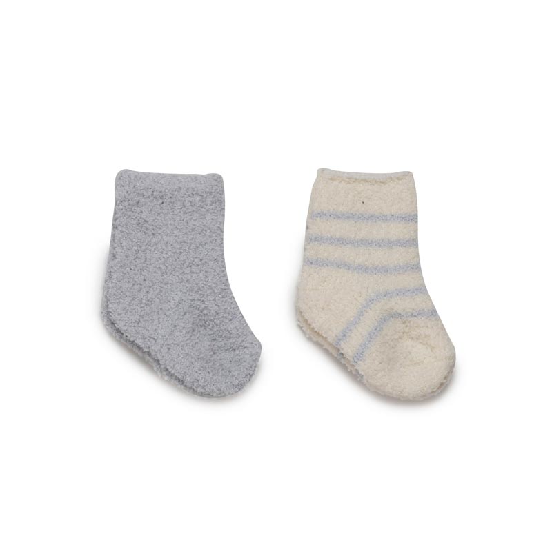 Barefoot Dreams The CozyChic 2 Pair Infant Sock Set, Blue | BDBCC1306 ...