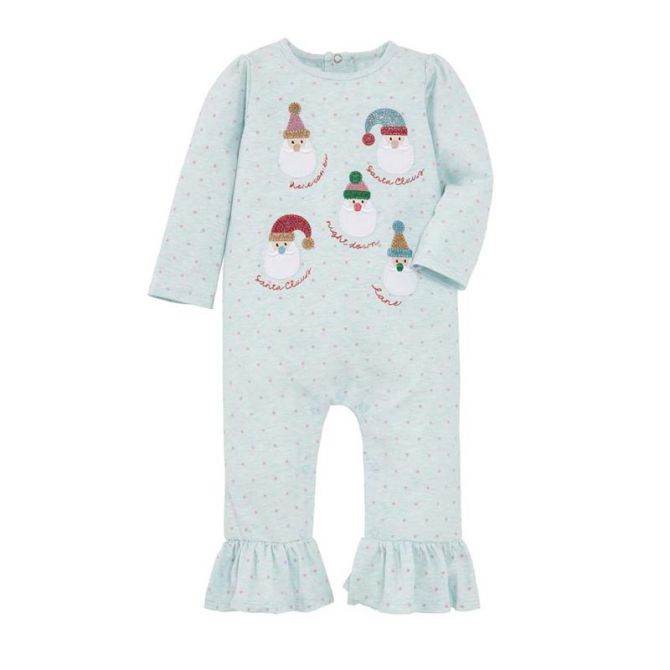 Mud Pie Santas Onesie, 12-18m