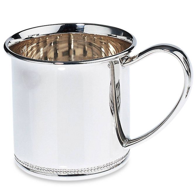 Reed & Barton Beaded Edge Sterling Baby Cup