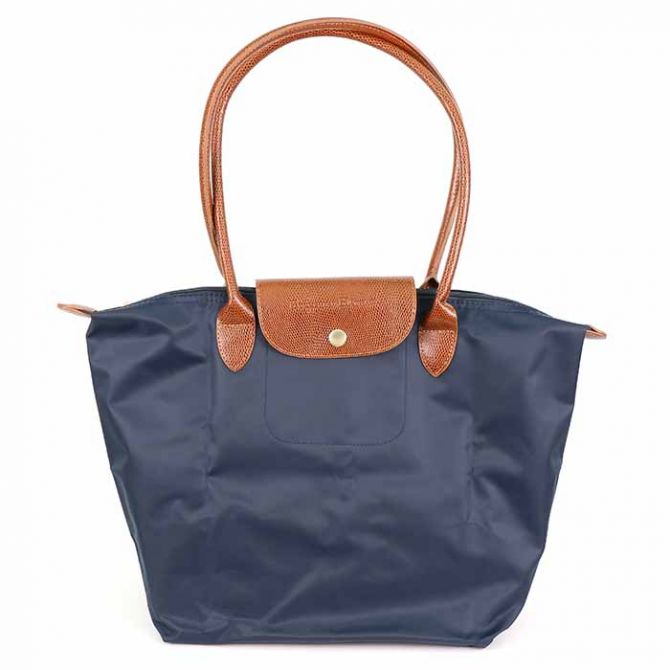 Berkshire Hathaway Navy Blue Nylon Tote Bag, 12"