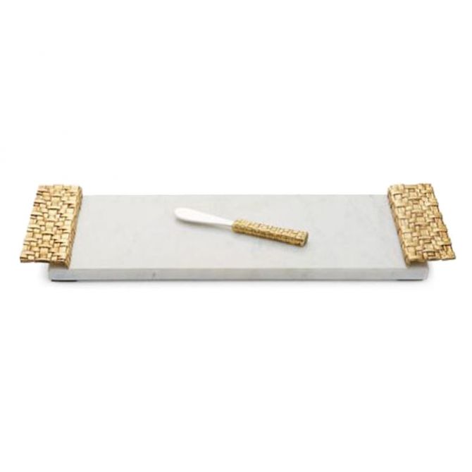 Michael Aram Palm Cheese Board with Spreader