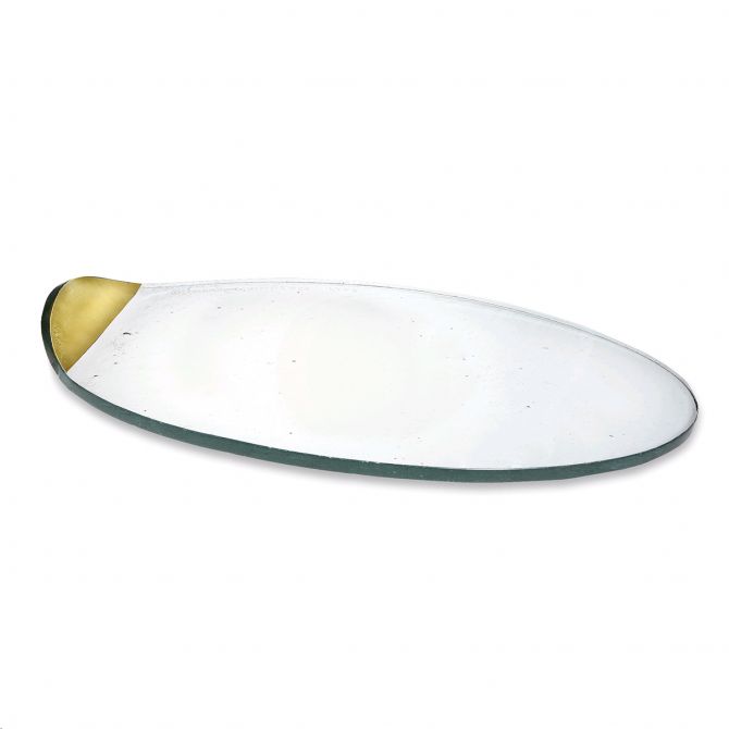 AnnieGlass Mod Gold Cheese Board