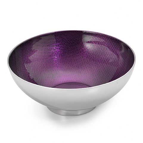 Mary Jurek Symphony Candy Dish Amethyst Round Bowl