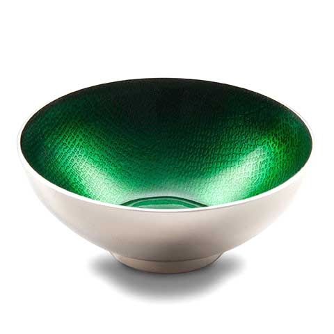 Mary Jurek Symphony Emerald Green Bowl