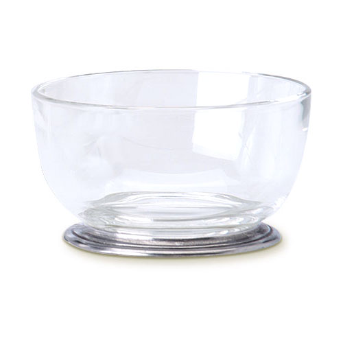 Match Pewter Round Crystal Bowl, Small