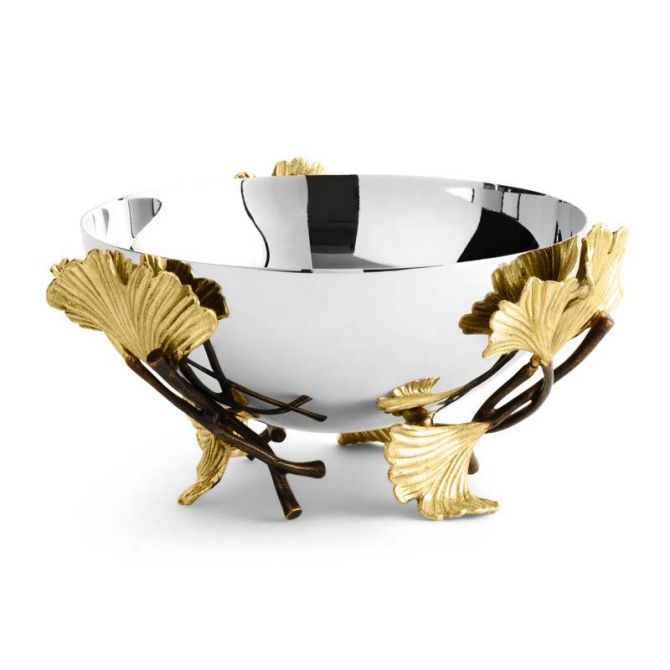 Michael Aram Golden Ginkgo Bowl, Small