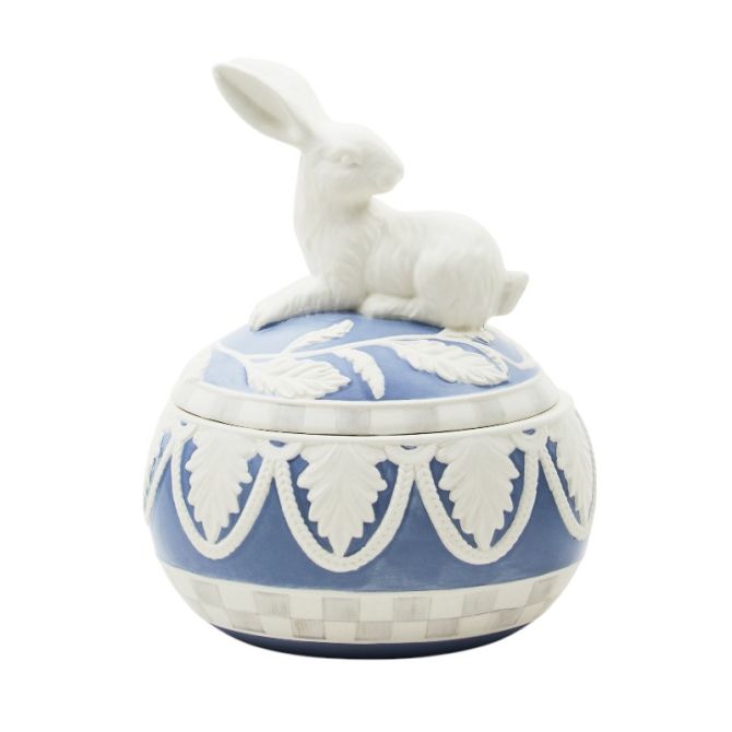 MacKenzie-Childs Cameo Bunny Lidded Box