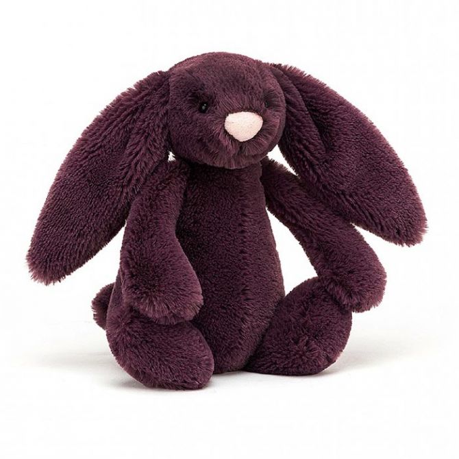 Jellycat Bashful Plum Bunny, Medium