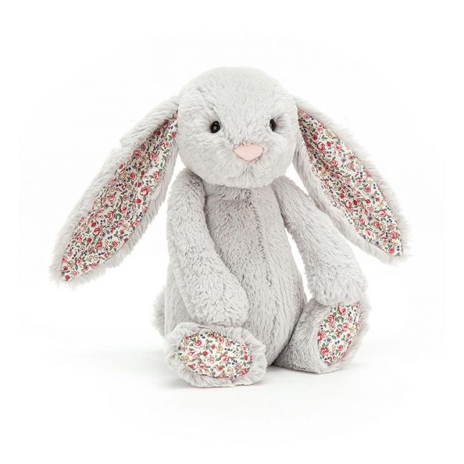 Jellycat Blossom Silver Bunny, Medium