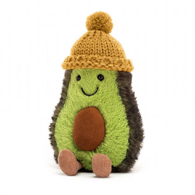 Jellycat Amuseable Cozi Avocado, Mustard