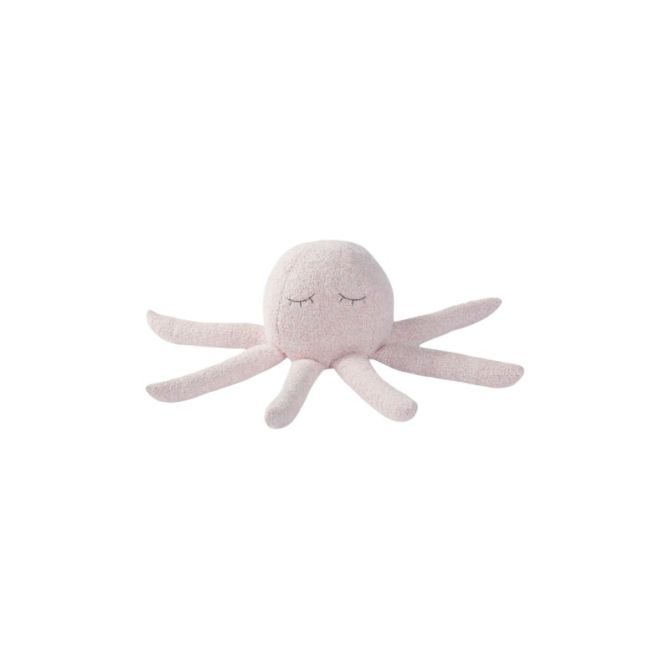 Barefoot Dreams Cozychic Octopus Buddie, Dusty Rose and White