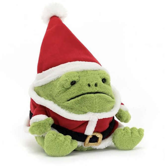 Jellycat Santa Ricky Rain Frog