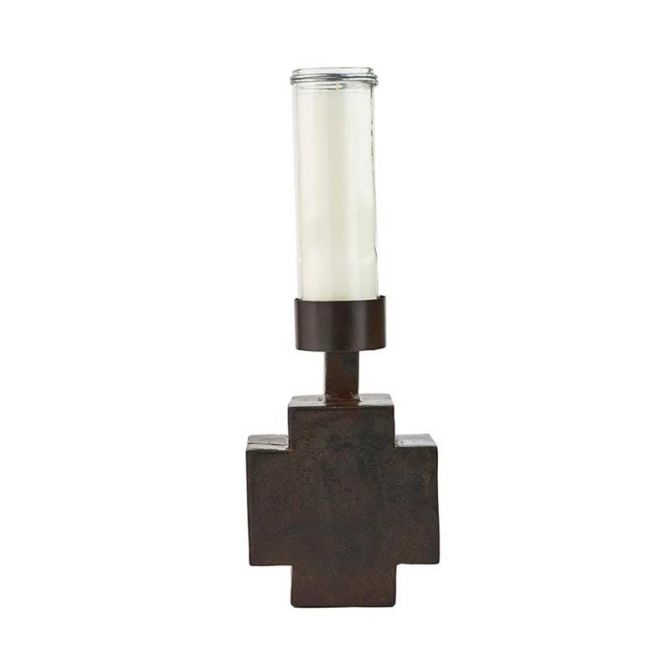 Jan Barboglio La Segovia Cruz Candle Holder