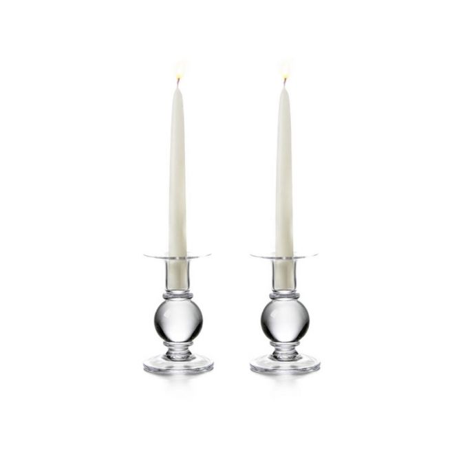 Simon Pearce Hartland Small Candlesticks, Set of 2