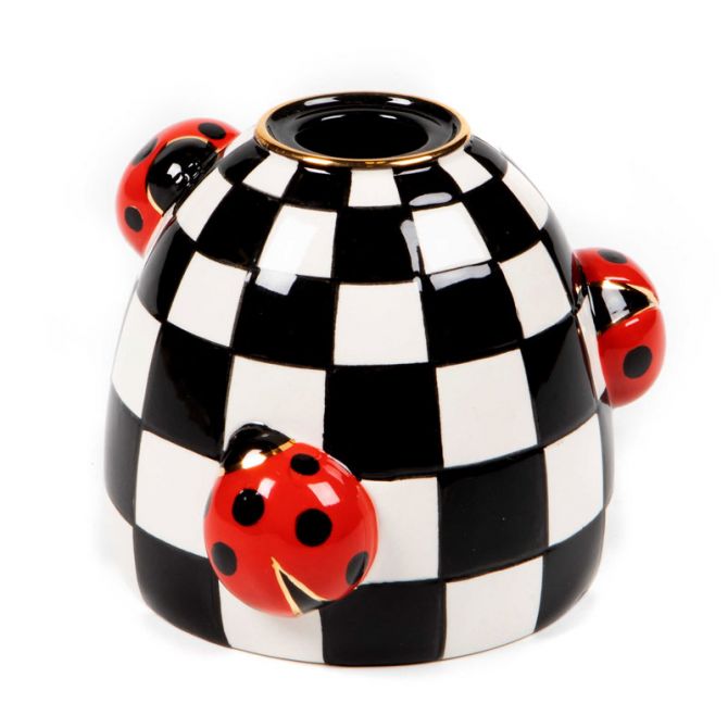 MacKenzie-Childs Ladybug Candle Holder