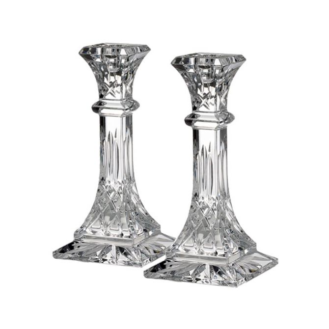 Waterford Lismore 8" Candlesticks, Pair