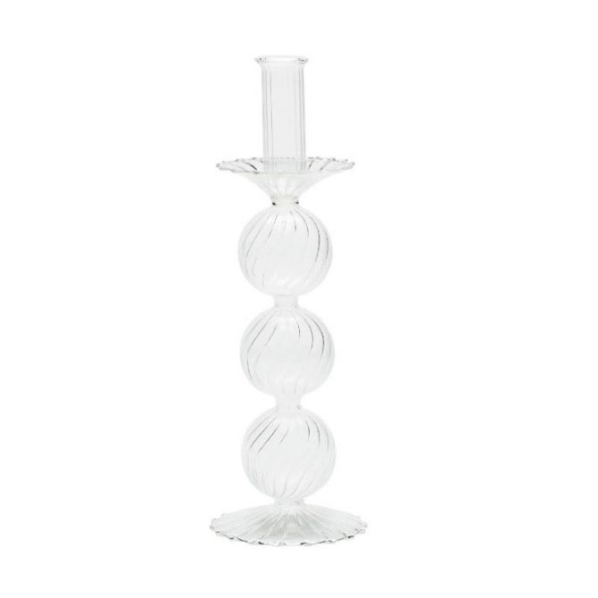 Iris Candlestick, Clear