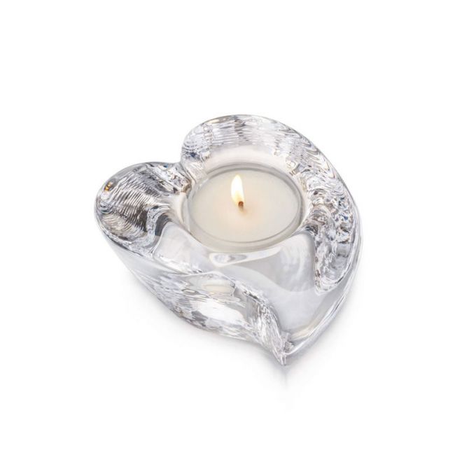 Simon Pearce Twist Heart Tealight